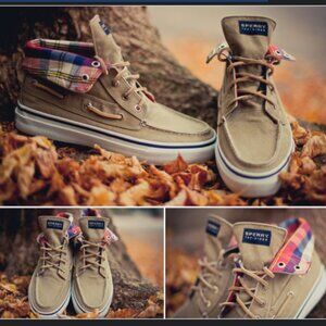 Sperry Top-Sider Tall Ankle Boat Shoes (Size 11)